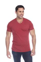 3751 Men's Tri Blend V-Neck Tee