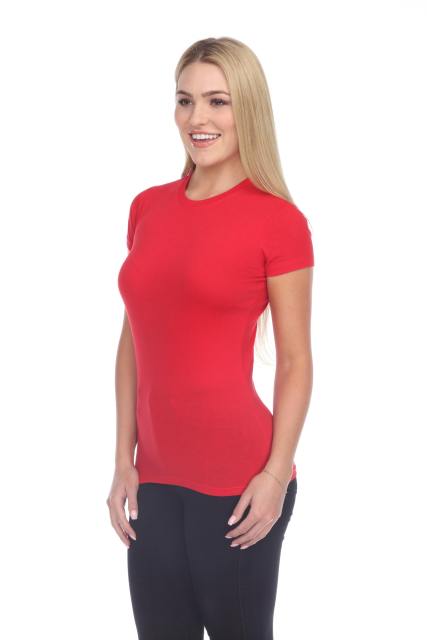 1000 Junior's Luxury Cap Sleeve Crew Neck Tee