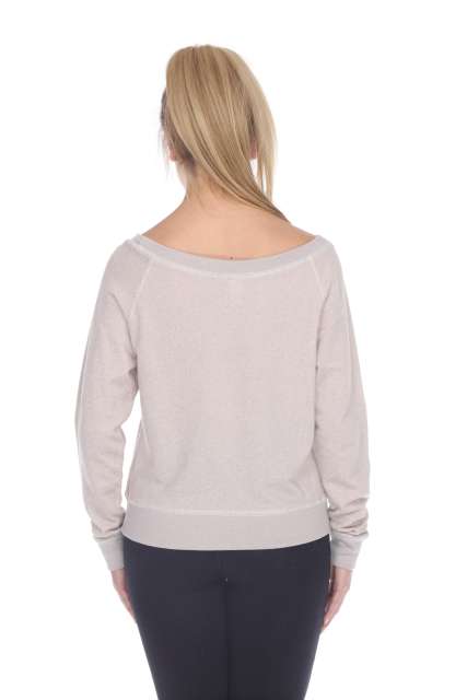 8904 Junior's French Terry Long Sleeve Pullover