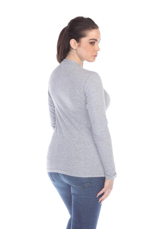 1100 Junior's Long Sleeve Crew Neck Tee