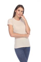 1000 Junior's Luxury Cap Sleeve Crew Neck Tee