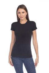 1000 Junior's Luxury Cap Sleeve Crew Neck Tee