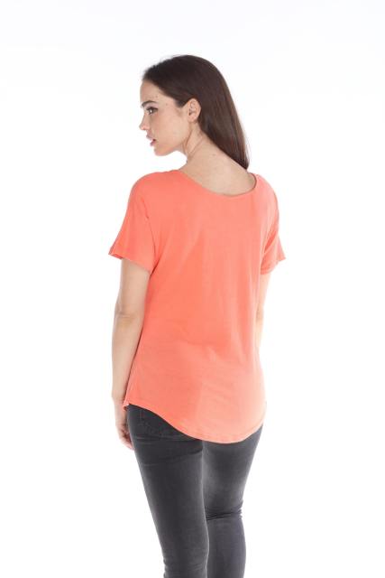 3905 Junior's Bamboo Blend Curve Hem Dolman