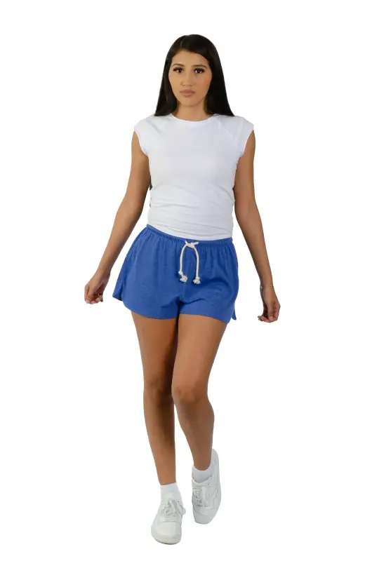 3212 Drawstring Tri Blend Lounge Short