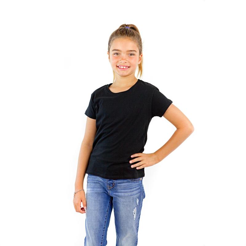 1000G Girls Cap Sleeve Crew Tee