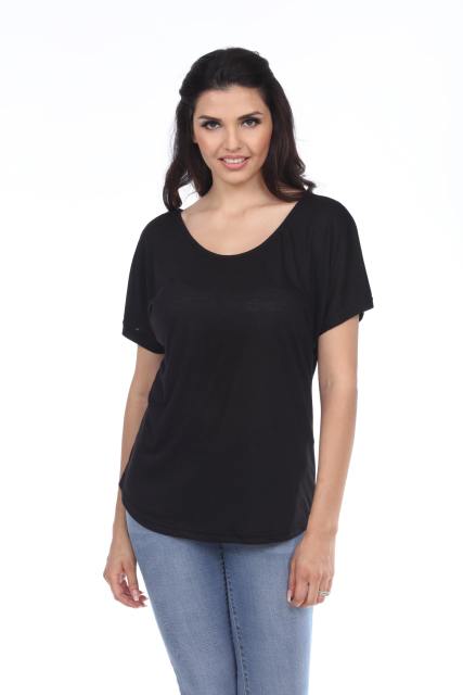 7301 Ladies Scoop Back Dolman