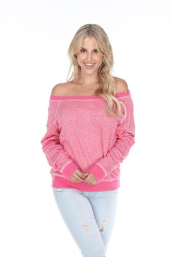 8904 Junior's French Terry Long Sleeve Pullover