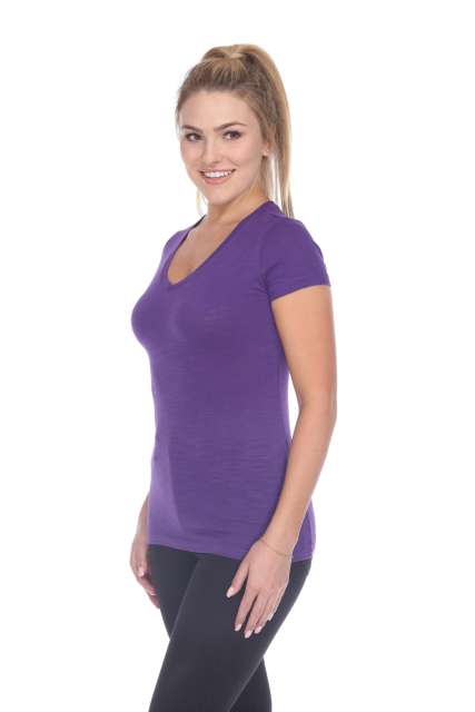 6053 Juniors Cap Sleeve Cotton Slub Tee