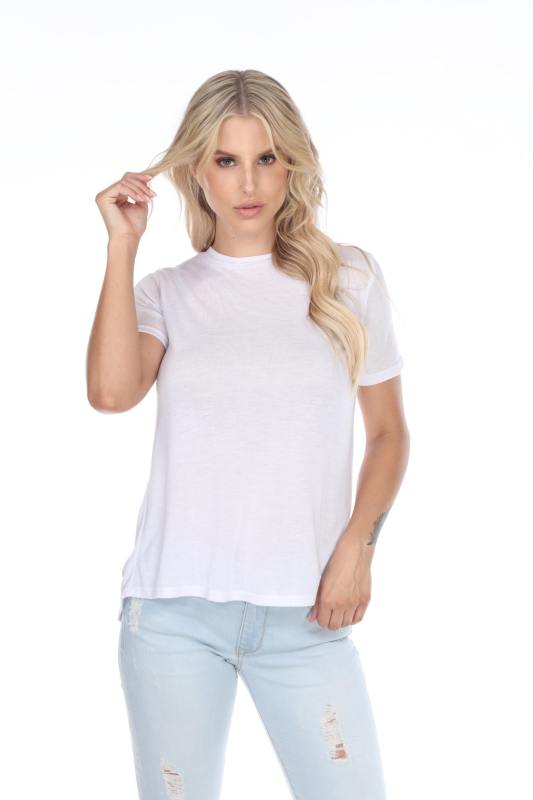 3305 Junior's Shirred Tee
