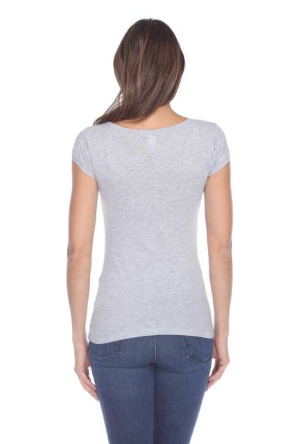 5001 Junior's Cap Sleeve Scoop Neck Tee