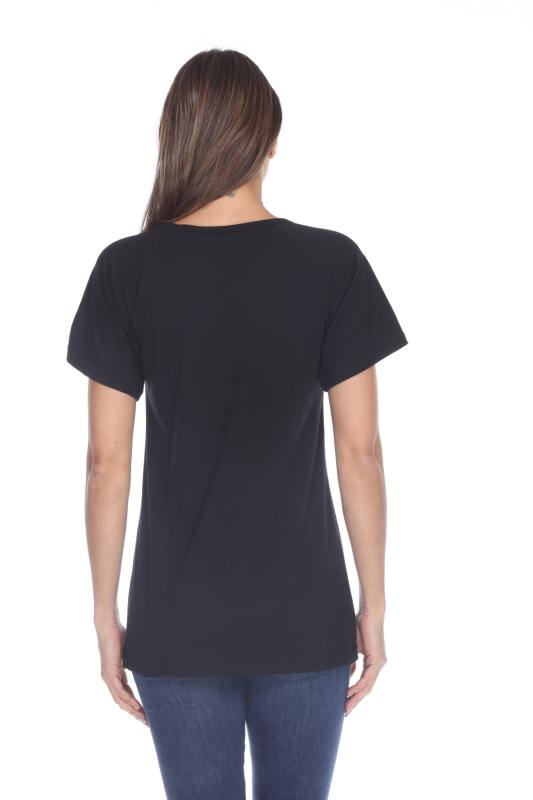 3002 Junior's Scoop Neck Short Sleeve Boxy Straight Tee