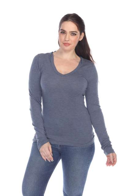 6102 Junior's Tri Blend Pullover Hoodie