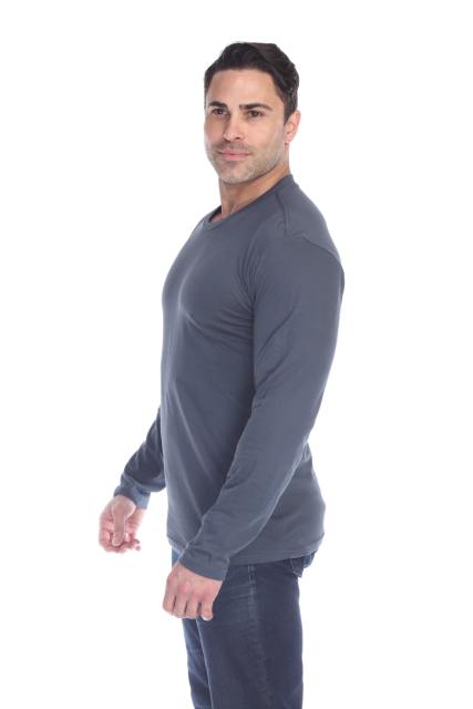 4700 Men's Slim Fit Long Sleeve Crew Neck Tee