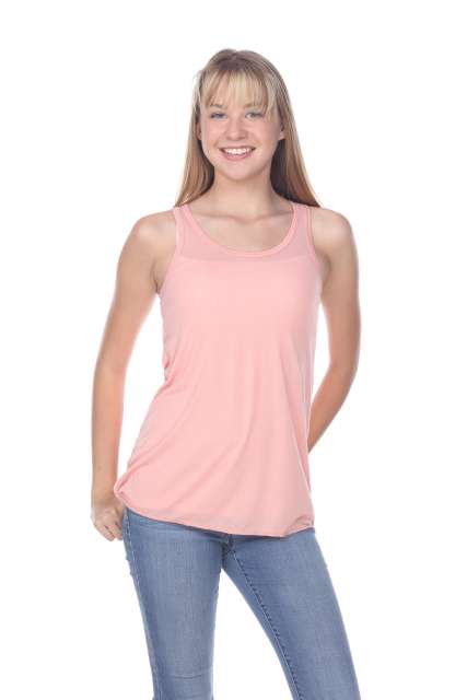 3301 Junior's Racerback Viscose Flowy Tank