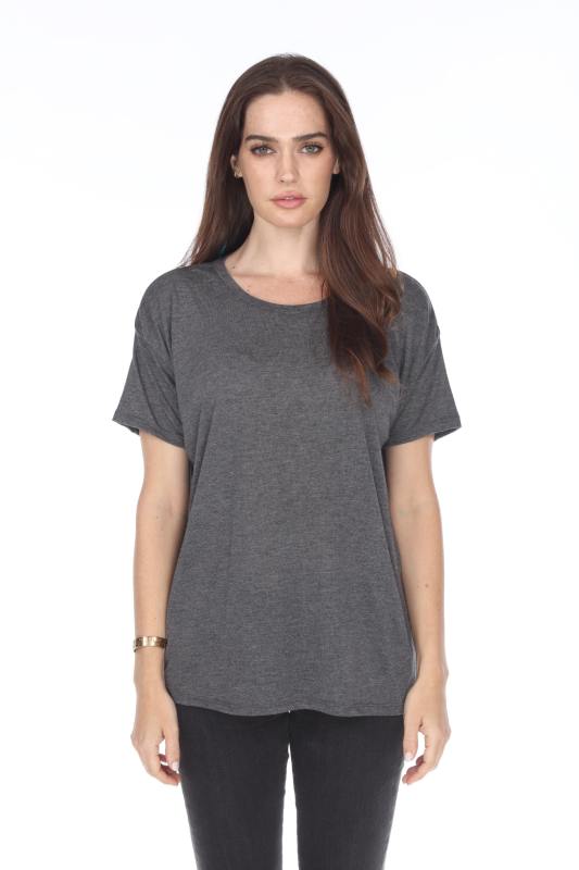3306 Junior's Drop Shoulder Tee