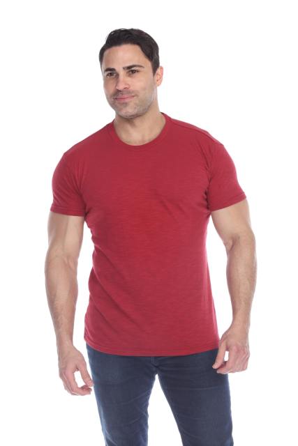 6550 Men's Short Sleeve Cotton Slub Tee