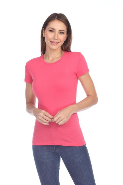 1000 Junior's Luxury Cap Sleeve Crew Neck Tee