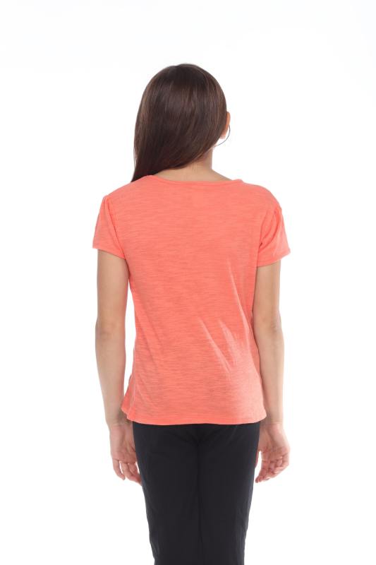 9012 Girl's Puff Sleeve Crew Tee