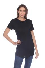 3308 Junior's Viscose Short Sleeve Vented Tee
