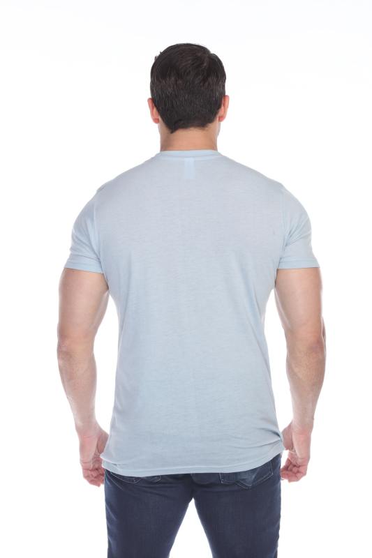 3600 Men's Short Sleeve CVC Blended Crew Neck Tee
