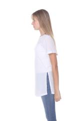 3308 Junior's Viscose Short Sleeve Vented Tee