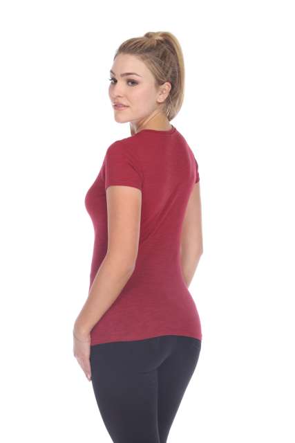 6053 Juniors Cap Sleeve Cotton Slub Tee