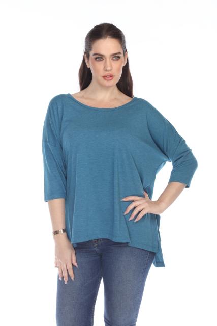 3205 Junior's Tri Blend Hi-Lo Tunic