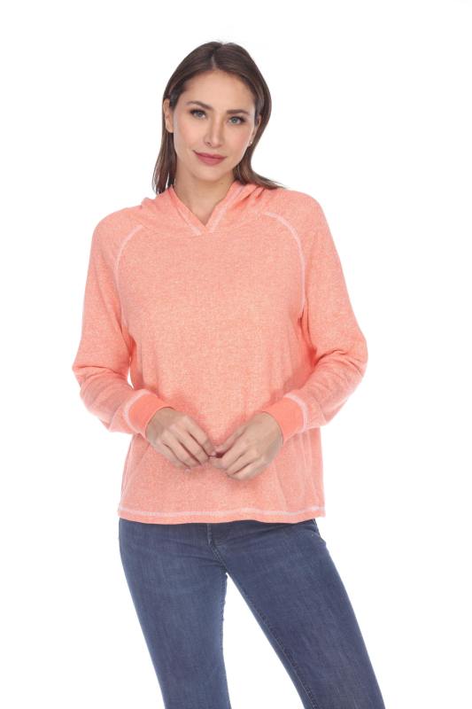 8906 Junior's French Terry Boxy Hoodie Pullover