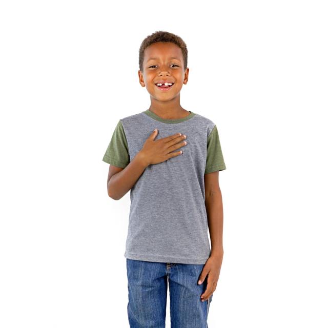 9603 Boy's Tri Blend Short Sleeve Tee