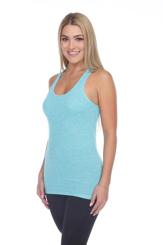 2004 Junior's Poly Linen Blend Racerback Tank
