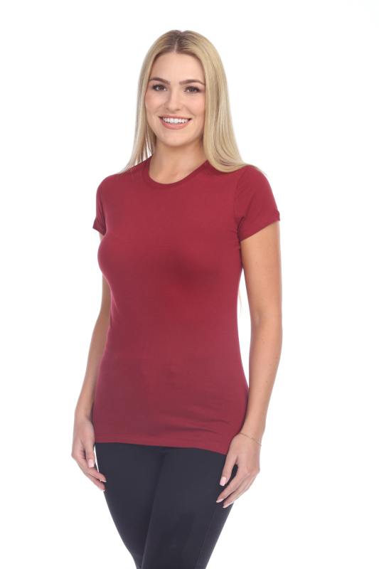1000 Junior's Luxury Cap Sleeve Crew Neck Tee
