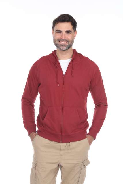 3892 Unisex French Terry Long Sleeve Zip Hoodie