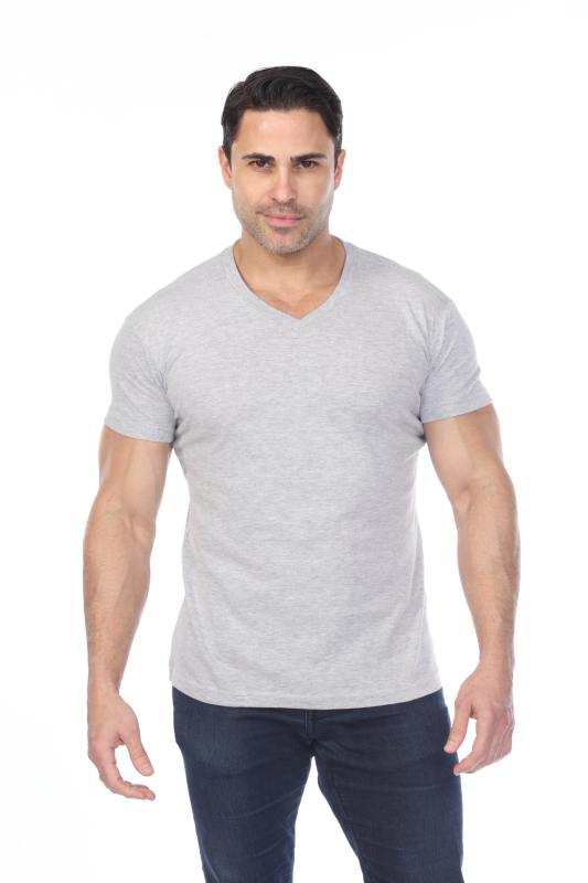 4601 Men's Slim FIt Short Sleeve V-Neck Tee