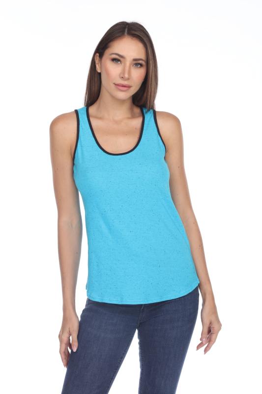 1207 Junior's Curve Hem Nub Ringer Tank