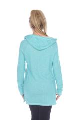 8905 Junior's French Terry Tunic Pullover Hoodie