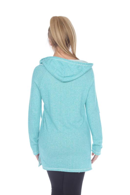 8905 Junior's French Terry Tunic Pullover Hoodie