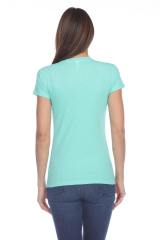 1000 Junior's Luxury Cap Sleeve Crew Neck Tee