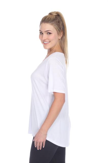 3303 Junior's Relaxed Modal V-Neck Tee