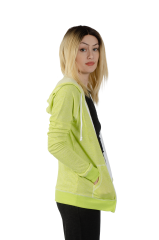 8902 Juniors French Terry Long Sleeve Zip Hoodie