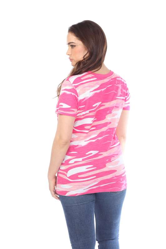4002C Junior Camo Print Essentials Loose Body Tee