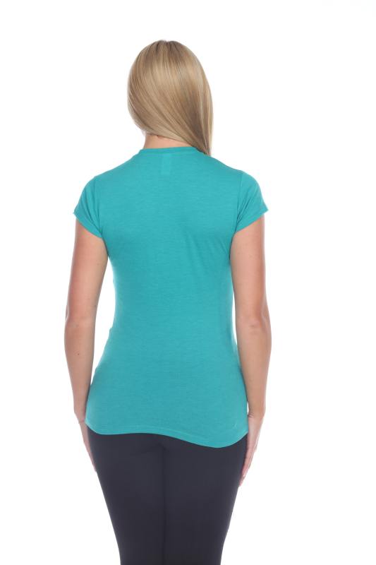 3000 Junior's Cap Sleeve CVC Blended Crew Neck Tee