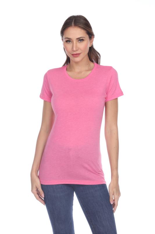 3200 Junior's Tri Blend Short Sleeve Crew Neck Tee