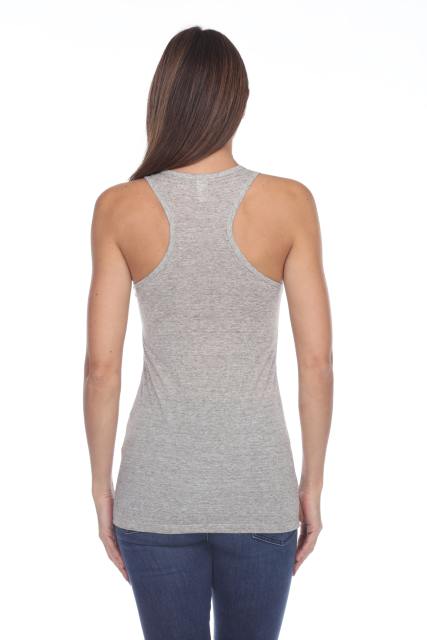 2004 Junior's Poly Linen Blend Racerback Tank