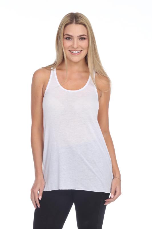 3301 Junior's Racerback Viscose Flowy Tank