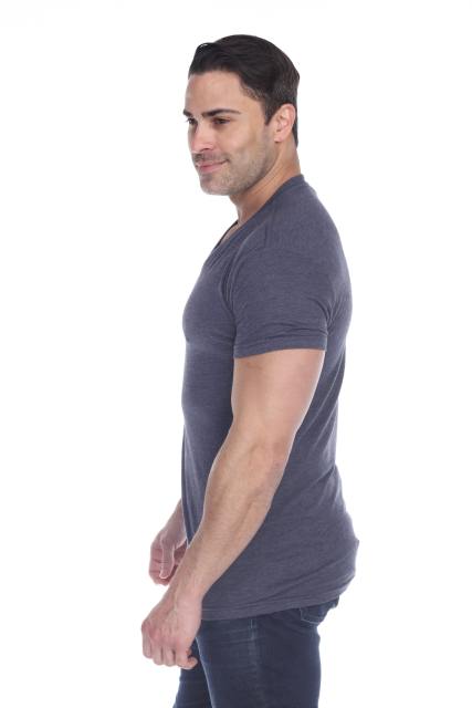 3751 Men's Tri Blend V-Neck Tee