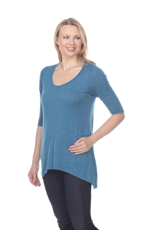 7308 Ladies Hi Lo Flowy Tunic