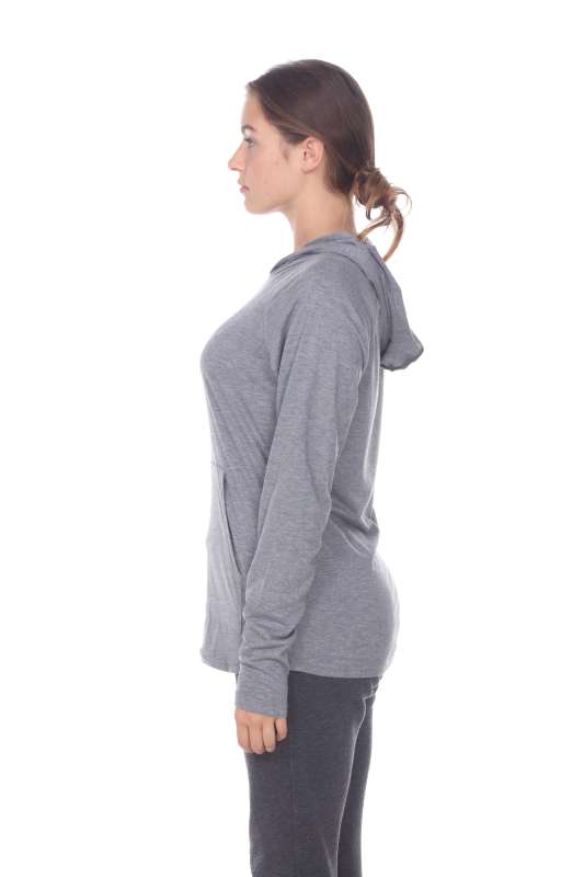 3606 Adult Unisex Pullover Hoodie with Curve Hem