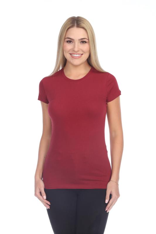 1000 Junior's Luxury Cap Sleeve Crew Neck Tee