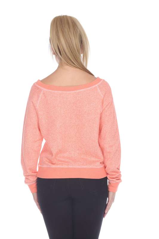 8904 Junior's French Terry Long Sleeve Pullover