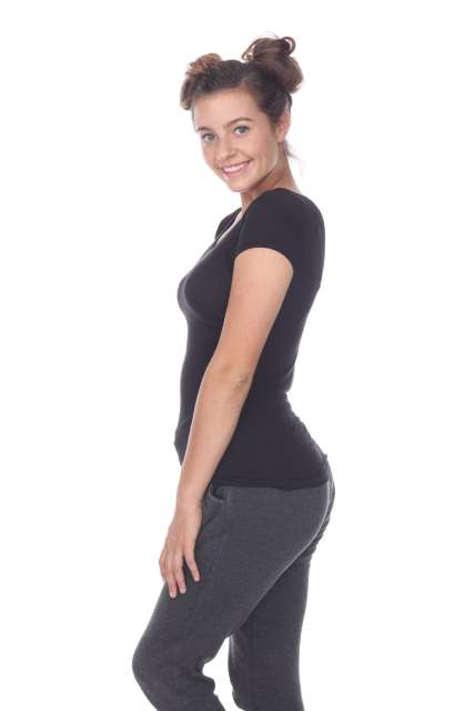 5001 Junior's Cap Sleeve Scoop Neck Tee